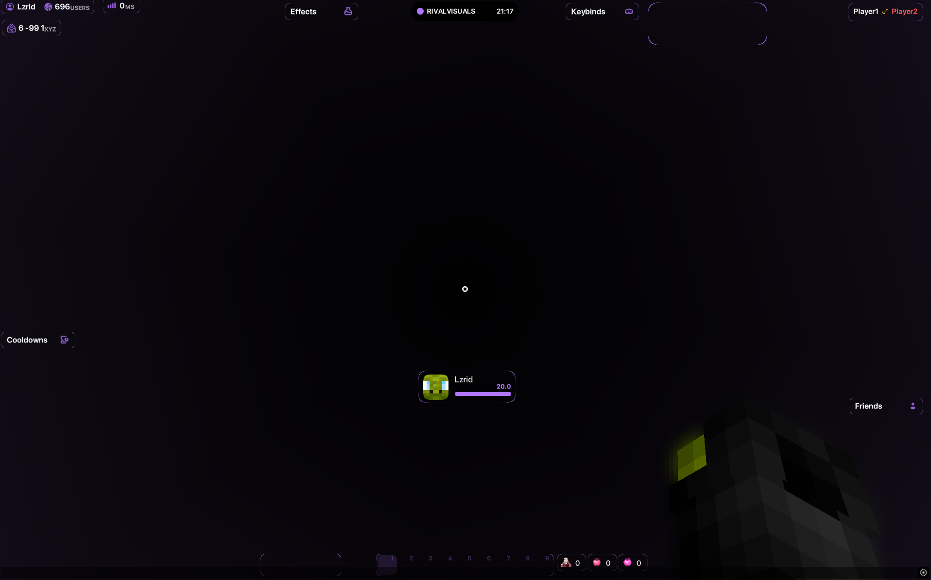 Custom HUD overlay
